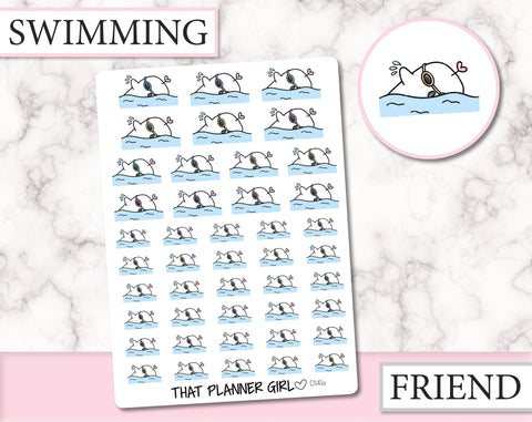 Friend and Swimming | D141
