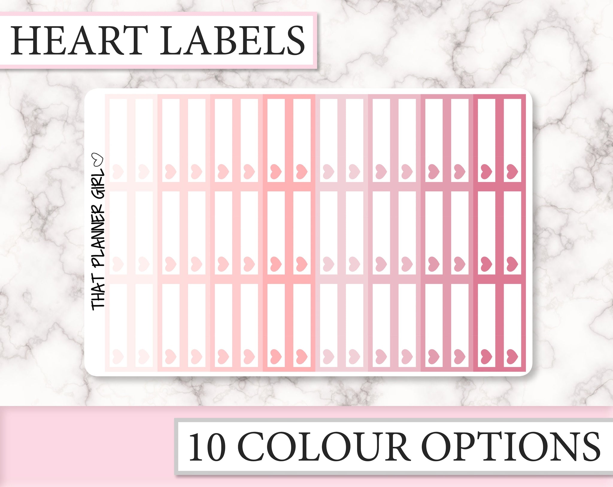 Heart Labels | F019