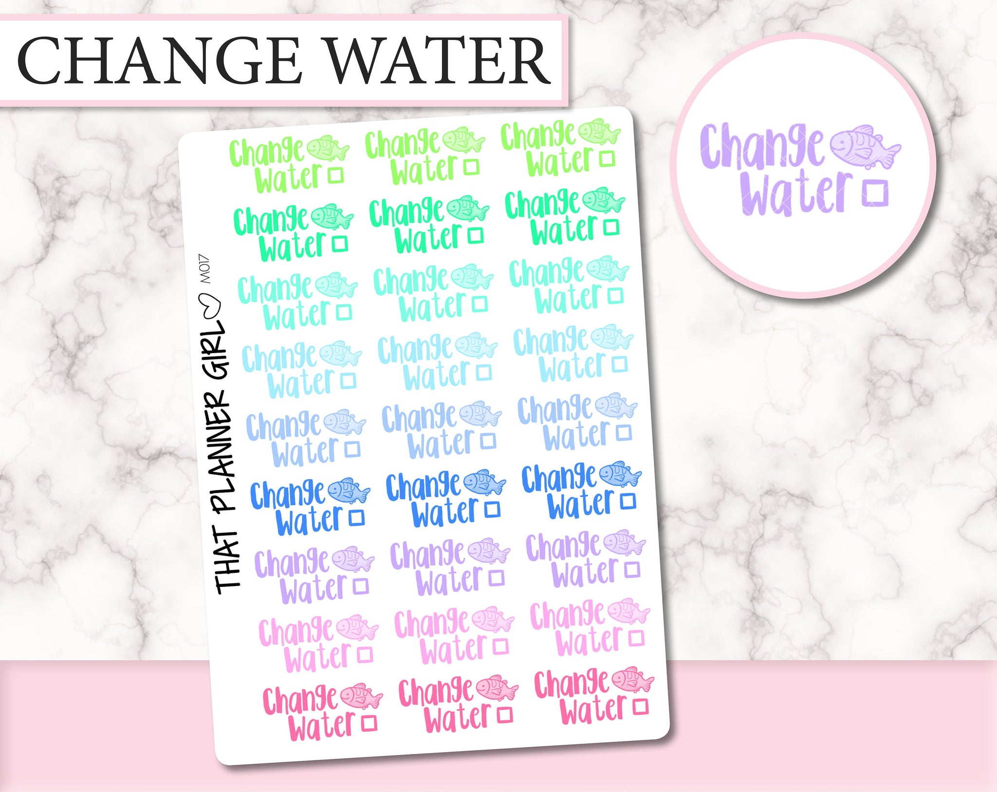 Change Water Kawaii | M017