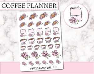 Coffee and Travelers Notebook Mixed | D061