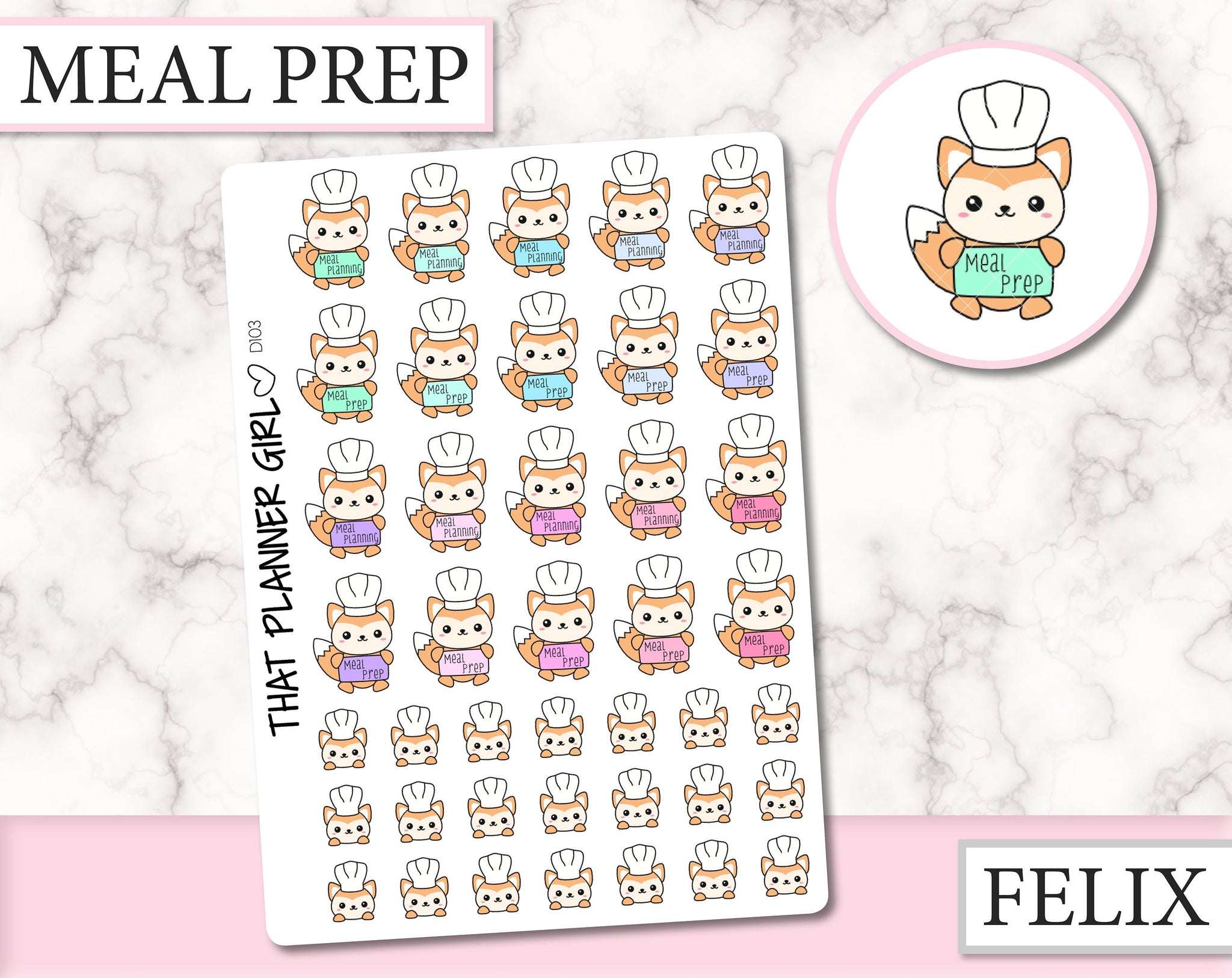 Felix Meal Prep / Meal Planning | D103