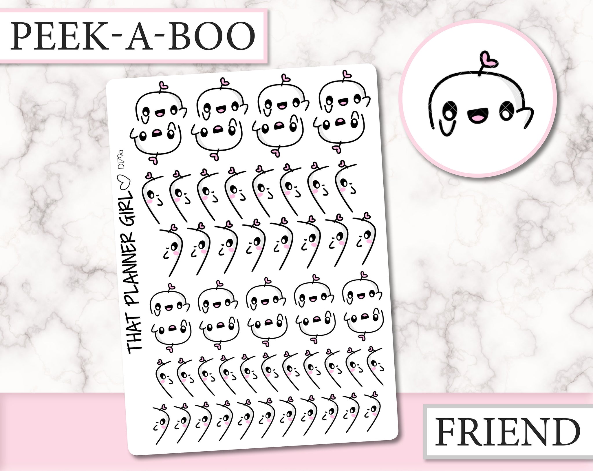 Friend Peek-a-boo | D179