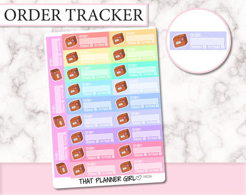 Order Tracker Stickers | M056