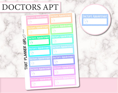 Doctors Appointment Labels |  M065