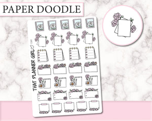 Small Floral NotePaper | D243