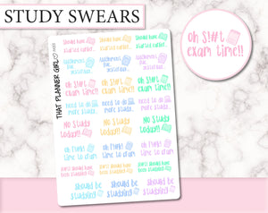 Adult Study Stickers 'oh s!#t' | M001