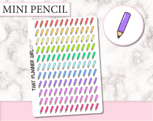 Tiny Pencil Icons | D257