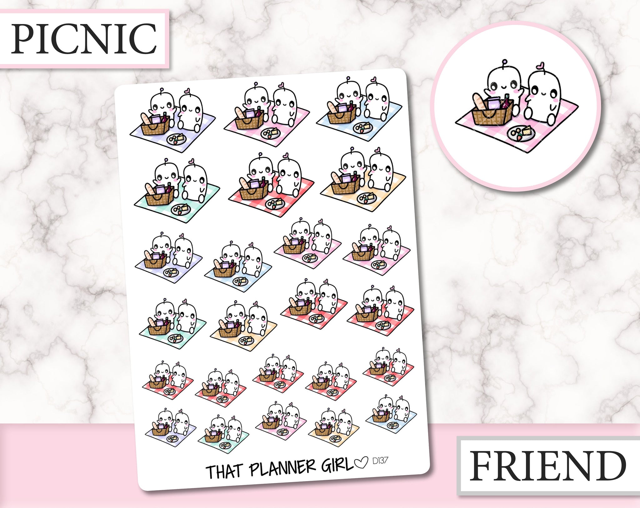 Friend and Picnic | D137