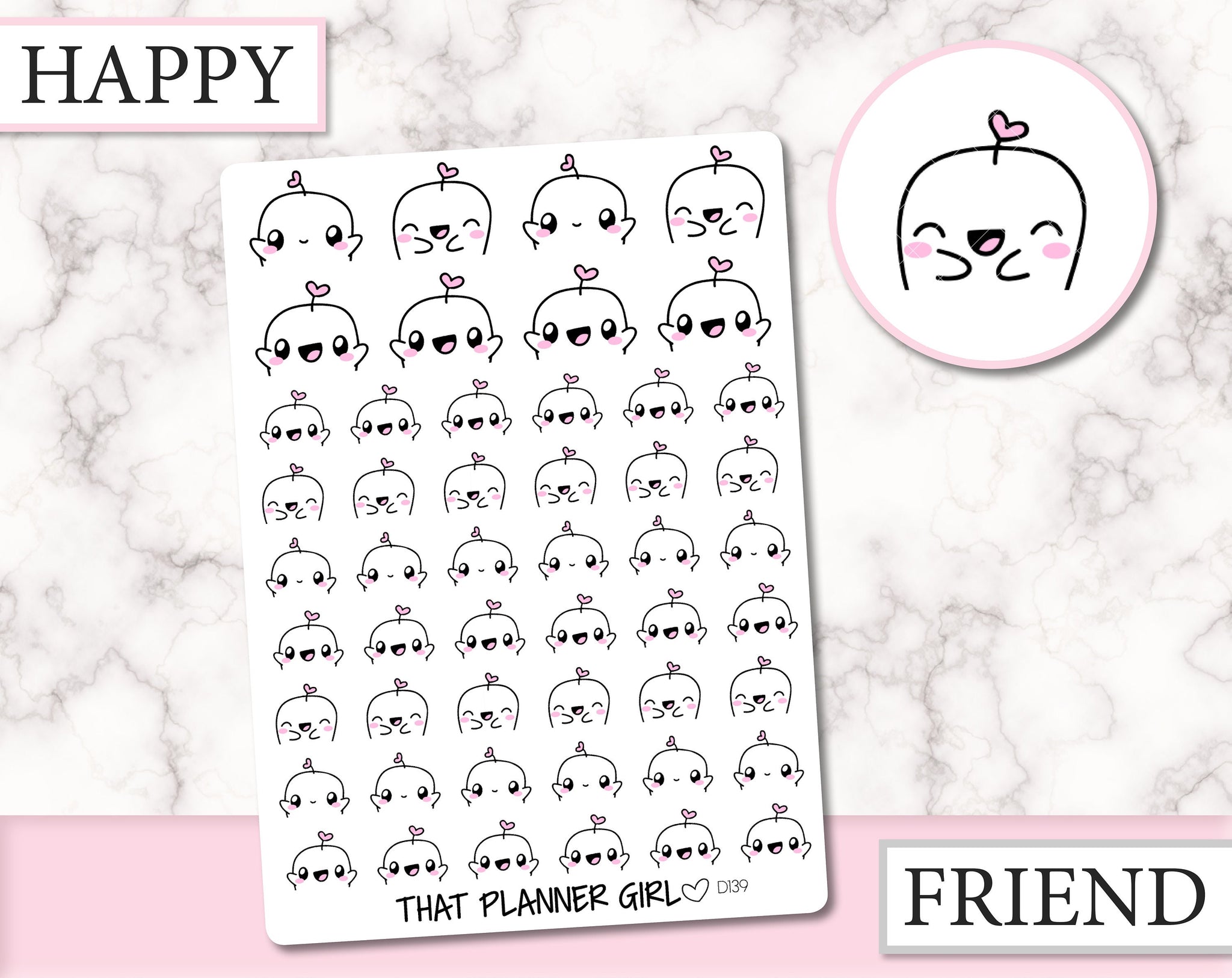 Friend Emotions - VOL 1 - Happy and Excited  | D139