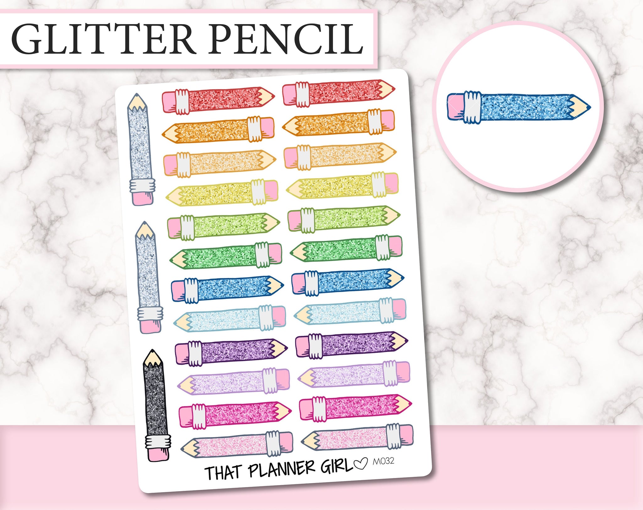 Glitter Pencils | M032