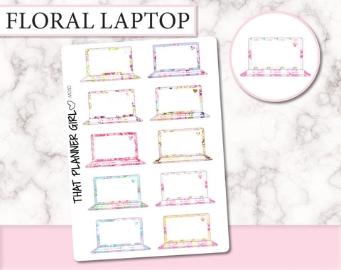Mixed Floral Laptops | M050