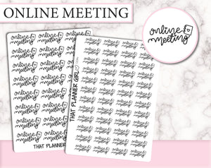 Online Meeting Script | D224