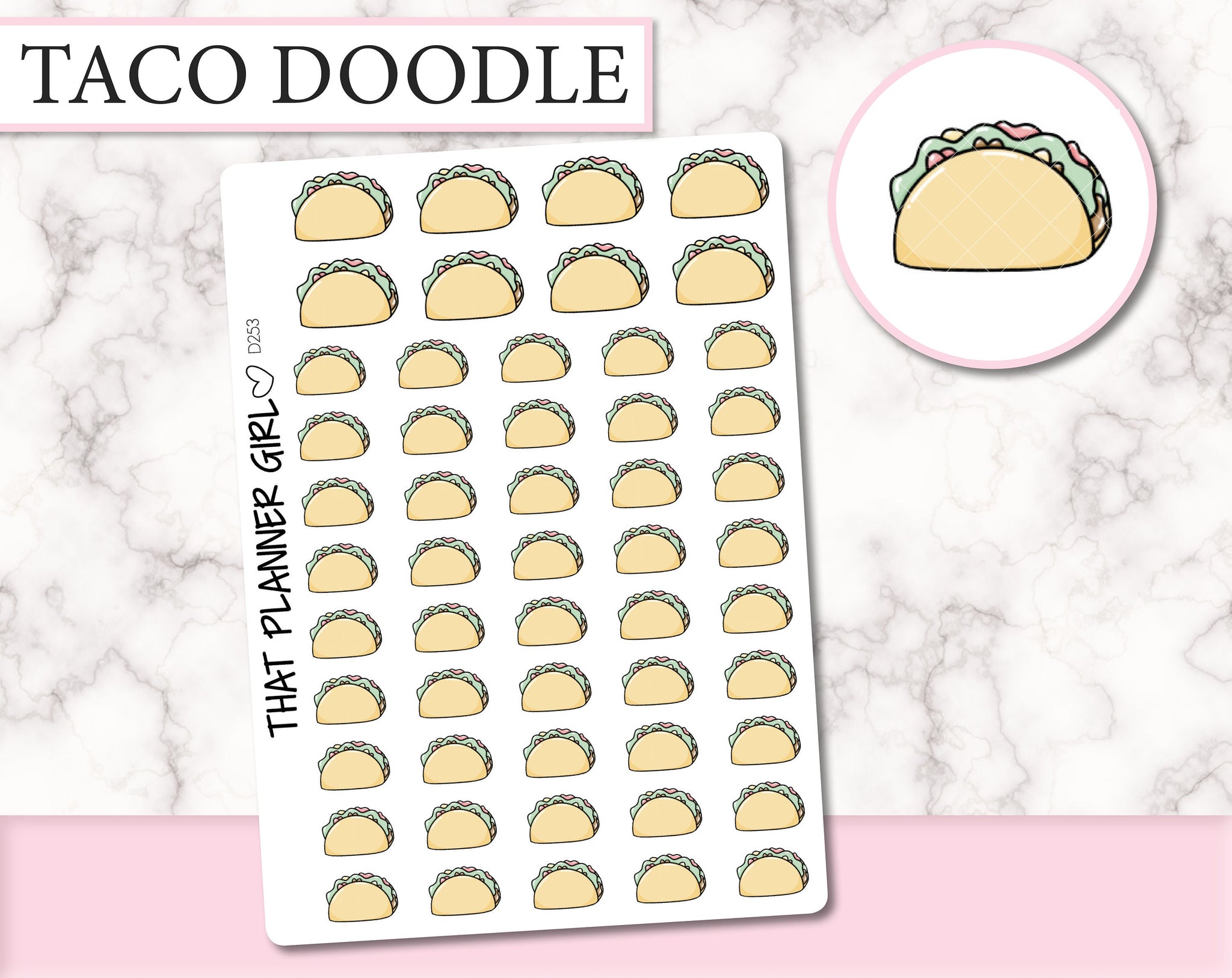 Taco Doodle | D253