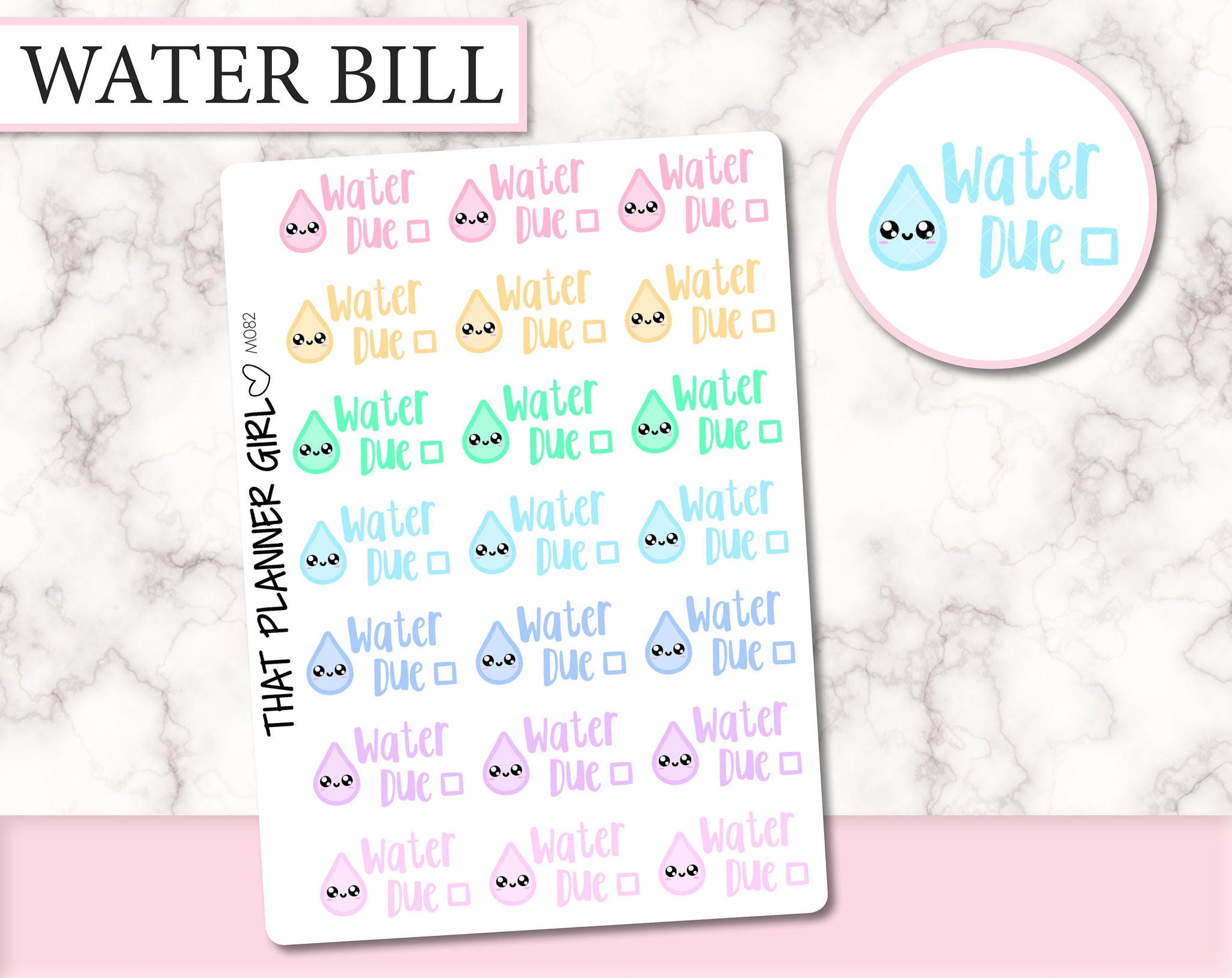 Water Bill Due | M082