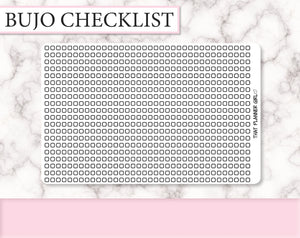 Bullet Journal Check List Strips | BU007