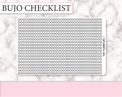 Bullet Journal Check List Strips | BU007